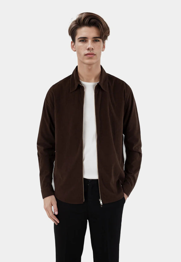 Aden manchesterskjorta zip