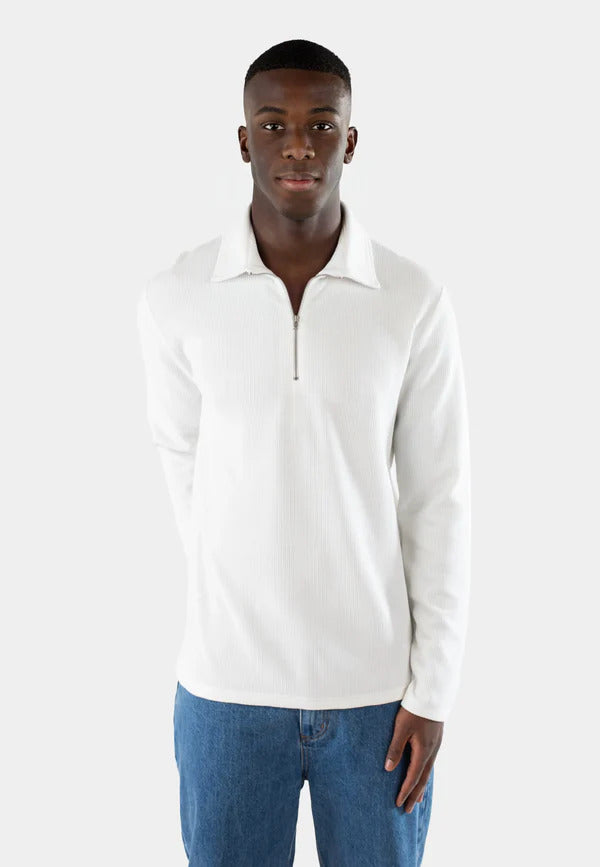 Yet structure half zip shirt