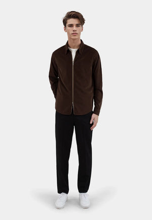 Aden manchesterskjorta zip