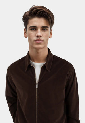 Aden manchesterskjorta zip