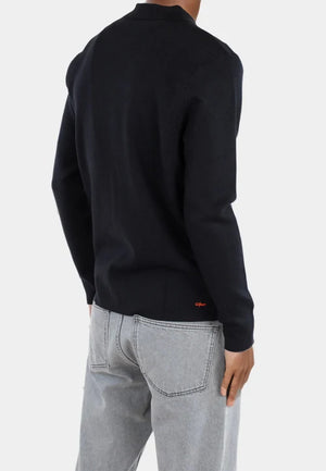 Caleb Stickad Tröja Halfzip
