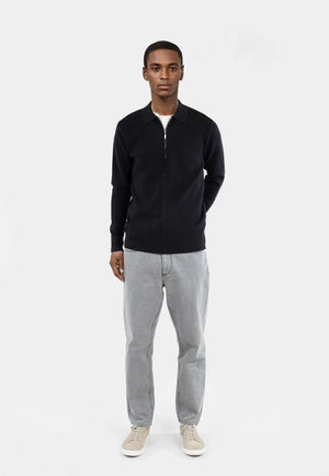 Caleb Stickad Tröja Halfzip