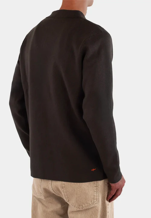 Caleb Stickad Tröja Halfzip