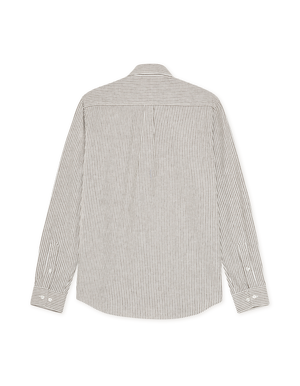 Konrad Stripe Cotton Linen Shirt