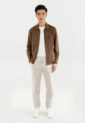 Neo vegan suede overshirt 2.0