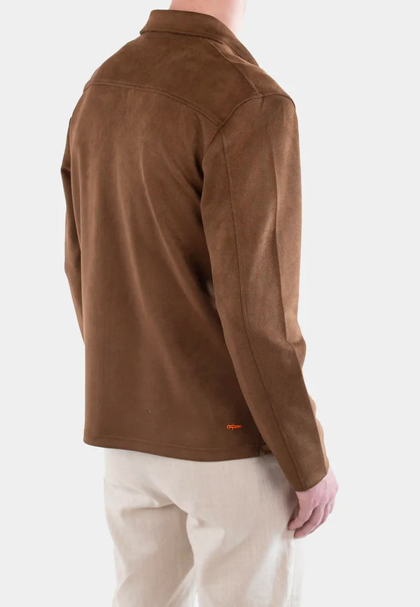 Neo vegan suede overshirt 2.0