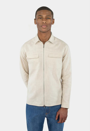 Quincy linen overshirt
