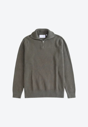 Reuben knitted half zip