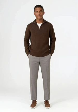 Reuben knitted half zip