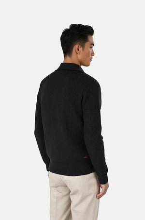 Reuben knitted half zip