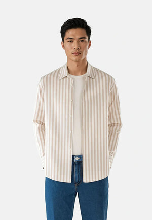 Ellipse Skjorta I Borstad Bomull