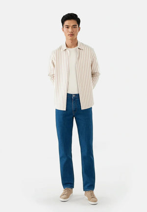 Ellipse Skjorta I Borstad Bomull