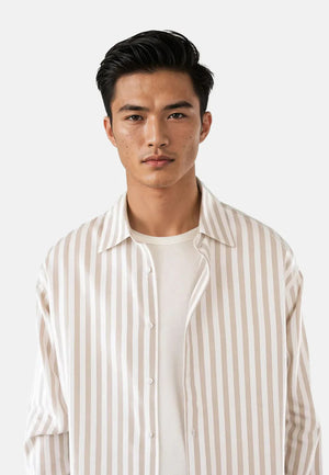 Ellipse Skjorta I Borstad Bomull