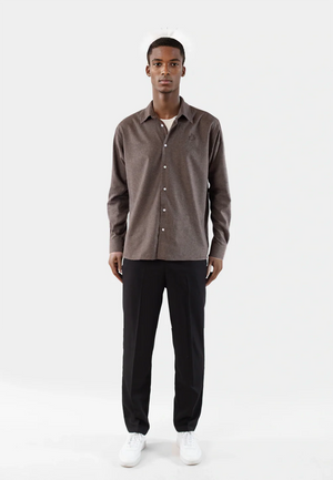 Ellipse Skjorta I Borstad Bomull