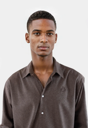 Ellipse Skjorta I Borstad Bomull