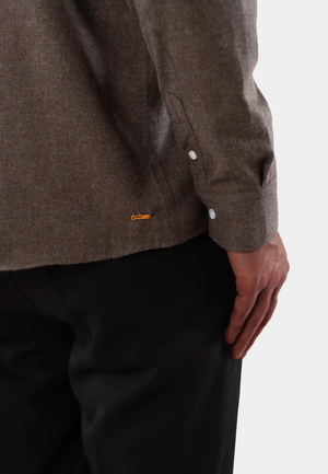 Ellipse Skjorta I Borstad Bomull