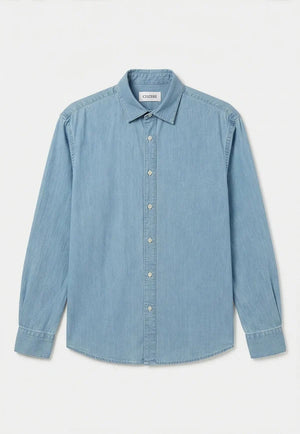 Shift relaxed washed denimskjorta