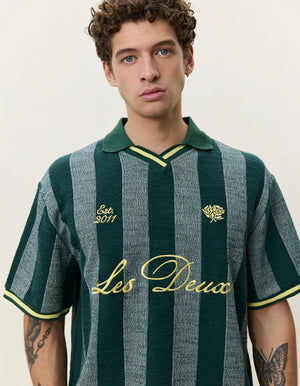Stripe Jacquard Football Jersey
