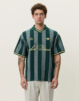 Stripe Jacquard Football Jersey
