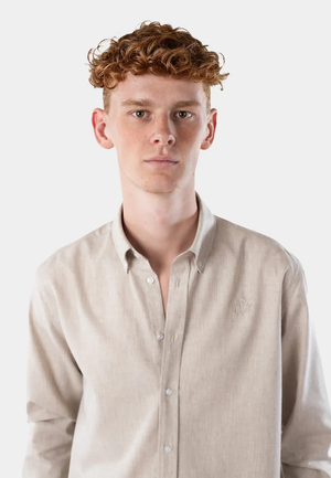 Ellipse Skjorta I Borstad Bomull